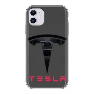 Чохол з малюнком «Logo TESLA» для iPhone 11