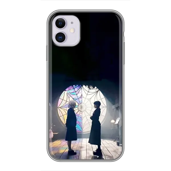 Чехол с рисунком «Уэнсдей и Энди» для iPhone 11 Чехол с рисунком «Уэнсдей и Энди» для iPhone 11