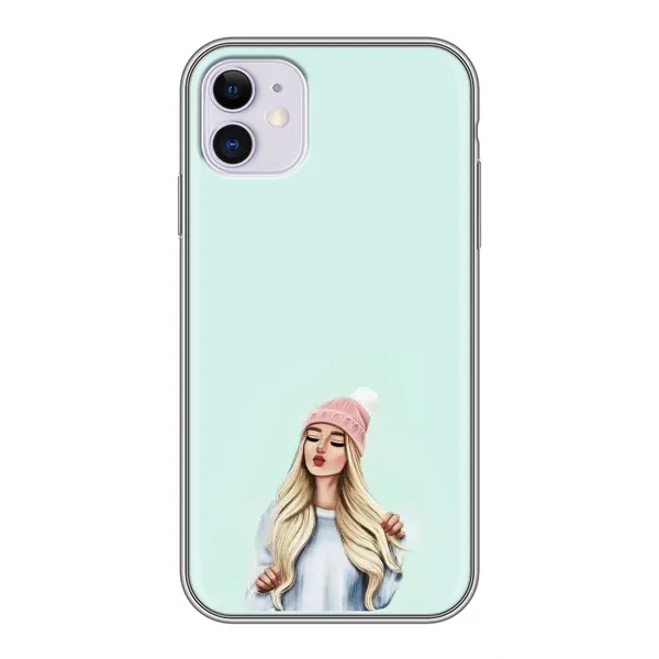 Чехол с рисунком «В шапке» для iPhone 11