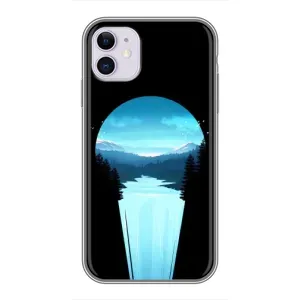 Летний Чехол на iPhone 11 (Синий Водопад)