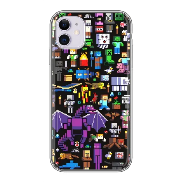 Чехол с рисунком «Все персонажи» для iPhone 11
