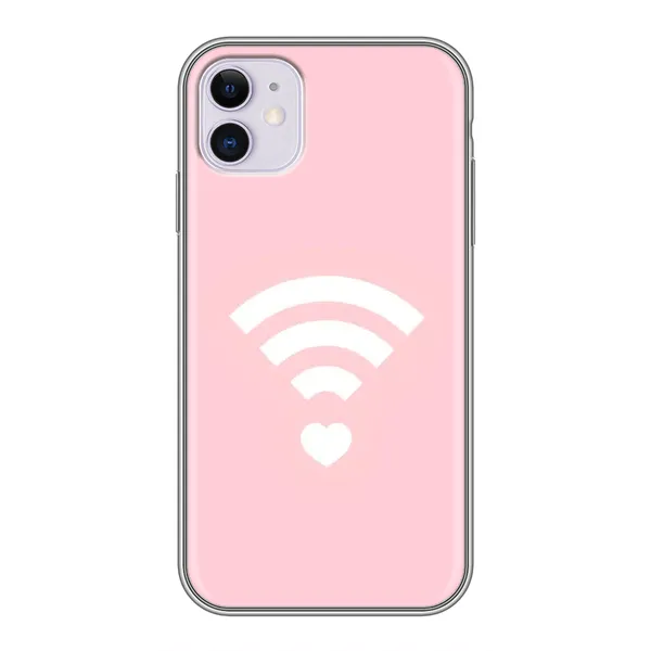 Чехол с рисунком «WiFi Love» для iPhone 11