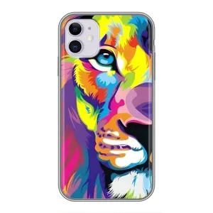 Чохол з картинкою на iPhone 11 (Яскравий Лев)