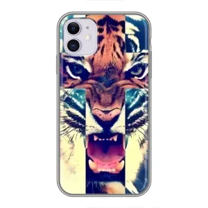 Чохли з зображенням різних тварин на iPhone 11 (Яскравий Тигр)