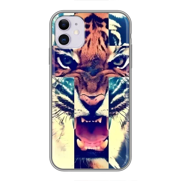Чехол с рисунком «Яркий Тигр» для iPhone 11