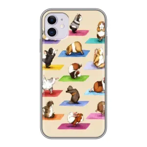 Чехол с Прикольным принтом на iPhone 11 (Ёга свинок)