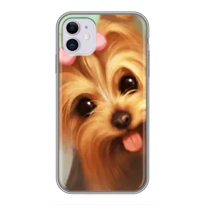 Чохол (ТПУ) Милі песики для iPhone 11 (Йоркширський тер'єр)