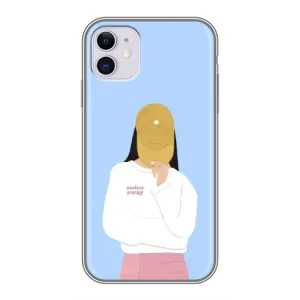 Силіконовый Чохол на iPhone 11 з картинкой Модных девушек (Жовта кепка)