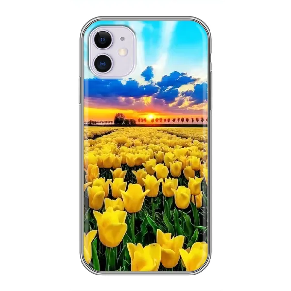Чехол с рисунком «Желтые тюльпаны» для iPhone 11 Чехол с рисунком «Желтые тюльпаны» для iPhone 11