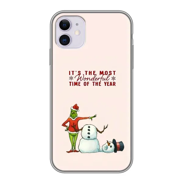 Чехол с рисунком «Злой Гринч» для iPhone 11 Чехол с рисунком «Злой Гринч» для iPhone 11