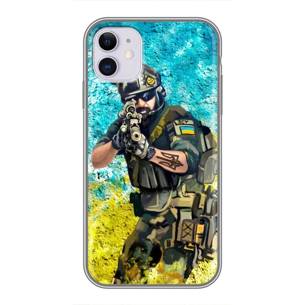 Чехол с рисунком «ЗСУ Воин» для iPhone 11 Чехол с рисунком «ЗСУ Воин» для iPhone 11