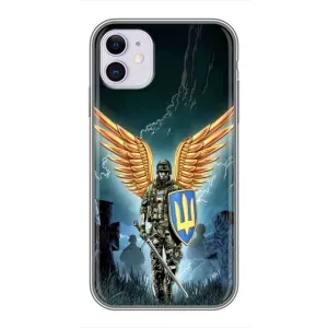 Патріотичний Чохол для iPhone 11 (ЗСУ з крильми)