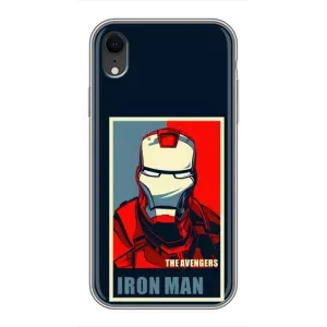 Чохол Супергерой Залізна Людина на iPhone Xr (Art Iron man)