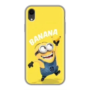Мультяшний принт на Чохол для Айфон Xr (Banana)