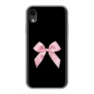 Чохол банти для iPhone Xr (Бант на чорному)