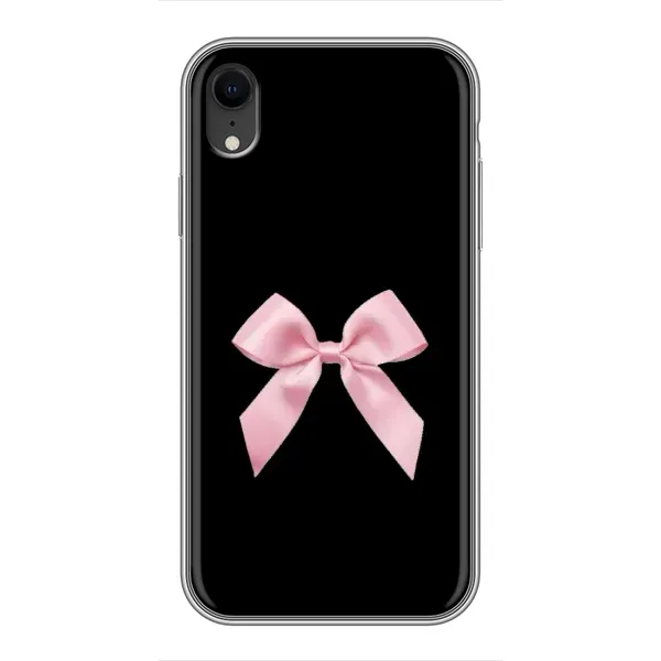 Чехол с рисунком «Бант на черном» для iPhone Xr Чехол с рисунком «Бант на черном» для iPhone Xr