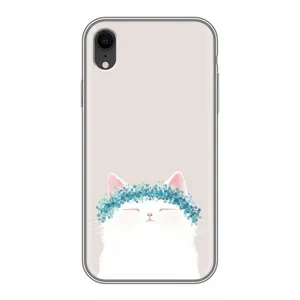 Чохол на тематику: Коти для iPhone Xr (Білий котик)