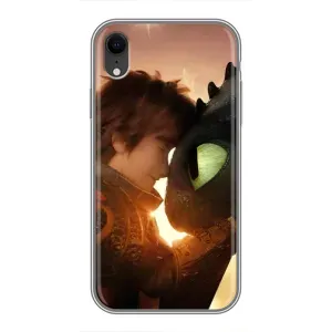 Чехол дракон Беззубик для iPhone Xr (Беззубик и Иккинг)