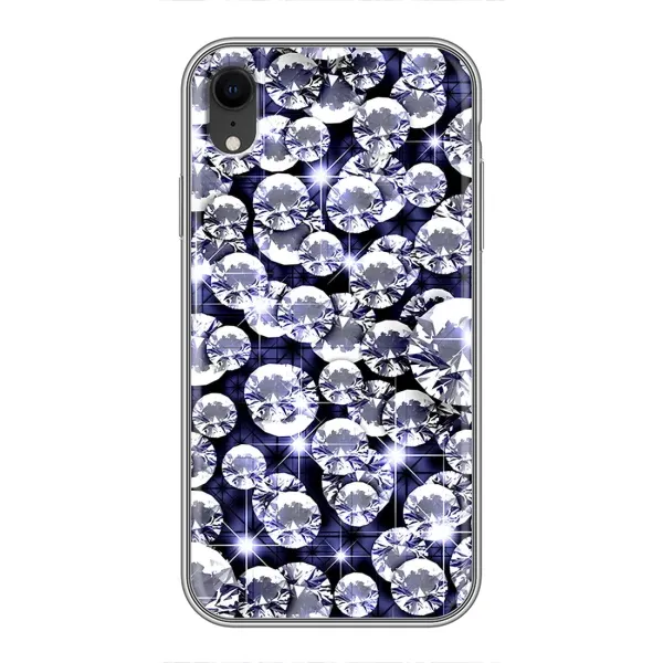 Чехол с рисунком «Бриллианты» для iPhone Xr Чехол с рисунком «Бриллианты» для iPhone Xr