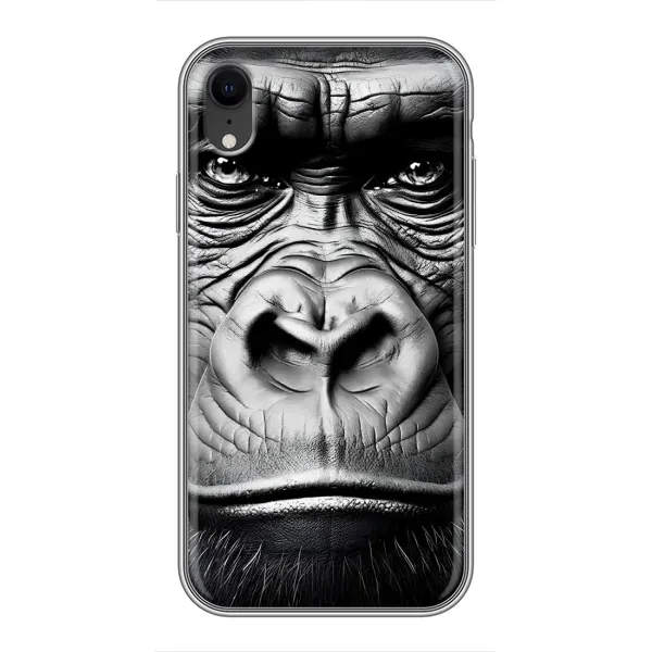 Чехол с рисунком «Черная обезьяна» для iPhone Xr Чехол с рисунком «Черная обезьяна» для iPhone Xr