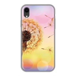 Силиконовый Чехол с одуванчиками на iPhone Xr (Цветок-одуванчик)