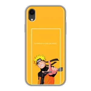 Чехлы с принтом Наруто на iPhone Xr (Даттебаё)