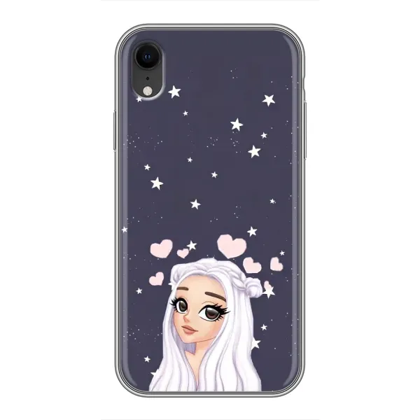 Чохол з малюнком «Дівчина та серця» для iPhone Xr Чохол з малюнком «Дівчина та серця» для iPhone Xr