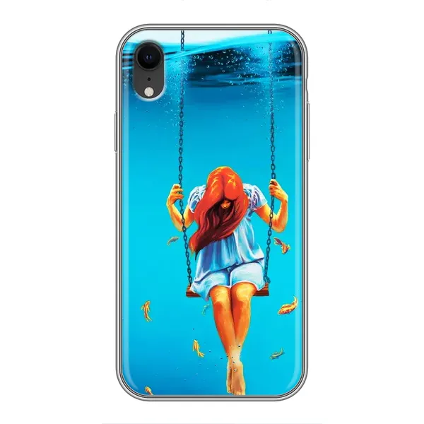 Чохол з малюнком «Дівчина на гойдалці» для iPhone Xr Чохол з малюнком «Дівчина на гойдалці» для iPhone Xr