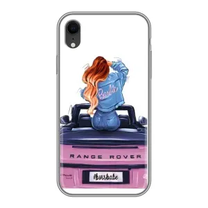 Силиконовый Чехол на iPhone Xr с картинкой Стильных Девушек (Девушка на машине)