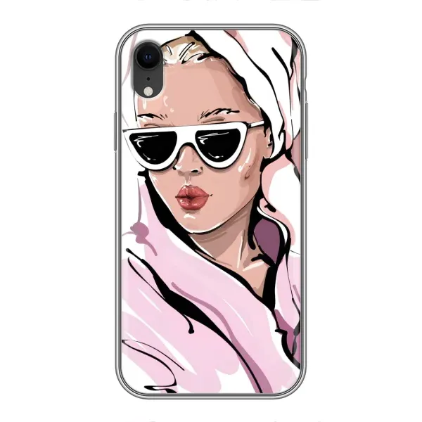 Чехол с рисунком «Девушка в халате» для iPhone Xr Чехол с рисунком «Девушка в халате» для iPhone Xr