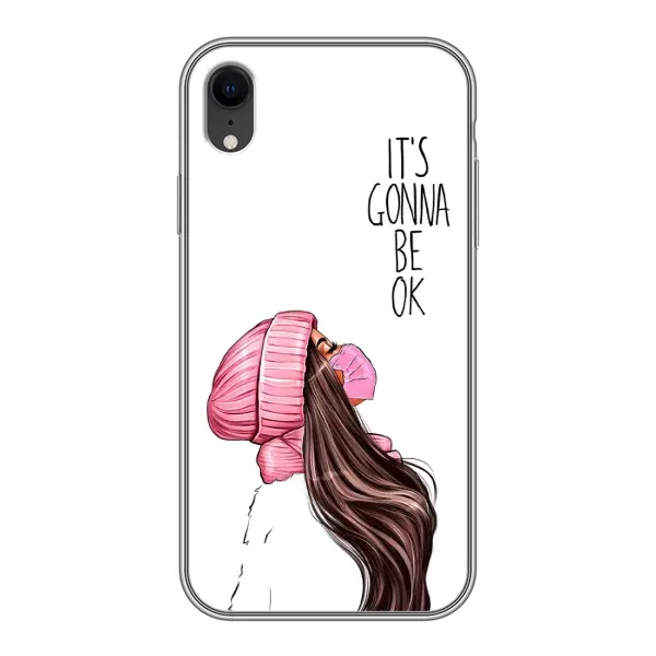 Чохол з малюнком «Дівчина в масці» для iPhone Xr Чохол з малюнком «Дівчина в масці» для iPhone Xr