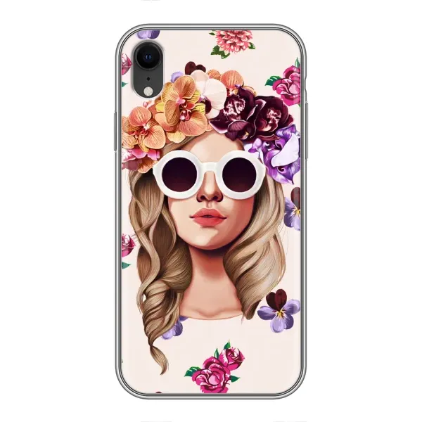 Чехол с рисунком «Девушка в очках» для iPhone Xr Чехол с рисунком «Девушка в очках» для iPhone Xr