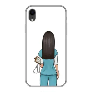 Силиконовый бампер (Работники) на iPhone Xr (Доктор)