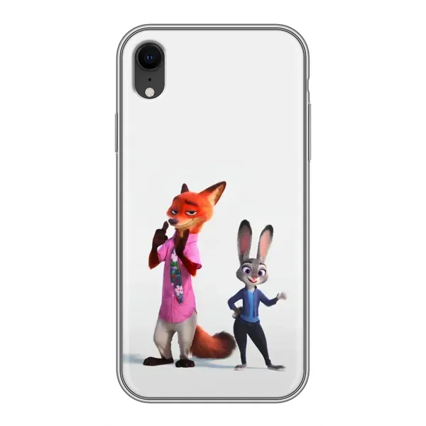 Чехол с рисунком «Джуди и Ник» для iPhone Xr Чехол с рисунком «Джуди и Ник» для iPhone Xr