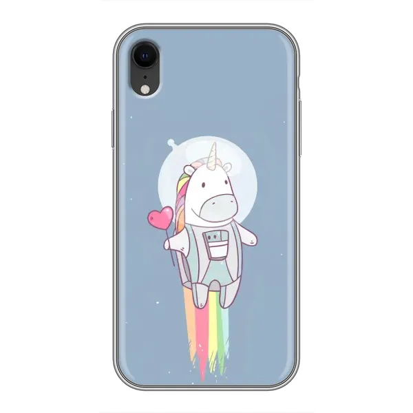 Чехол с рисунком «Единорог космонавт» для iPhone Xr Чехол с рисунком «Единорог космонавт» для iPhone Xr