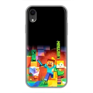 Чохли для iPhone Xr (Персонажі МайнКрафт) (Герой Майнкрафт)
