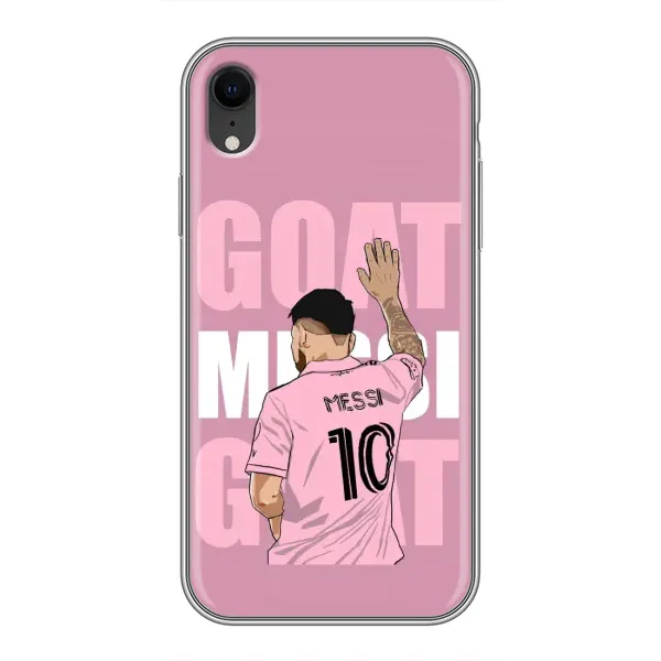 Чехол с рисунком «GOAT MESSI» для iPhone Xr Чехол с рисунком «GOAT MESSI» для iPhone Xr