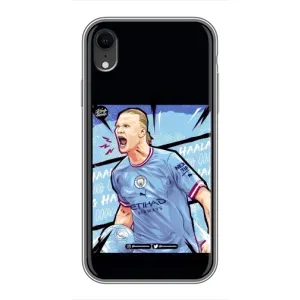 Чехлы с принтом для iPhone Xr Футболист (гол Эрлинг Холланд)