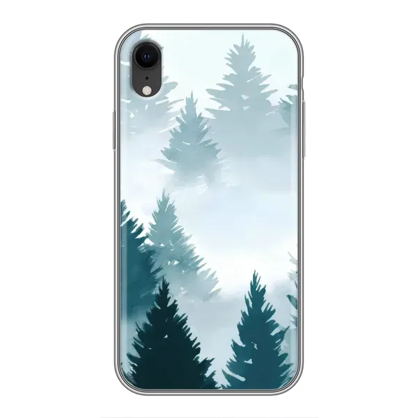 Чехол с рисунком «Горный лес» для iPhone Xr Чехол с рисунком «Горный лес» для iPhone Xr