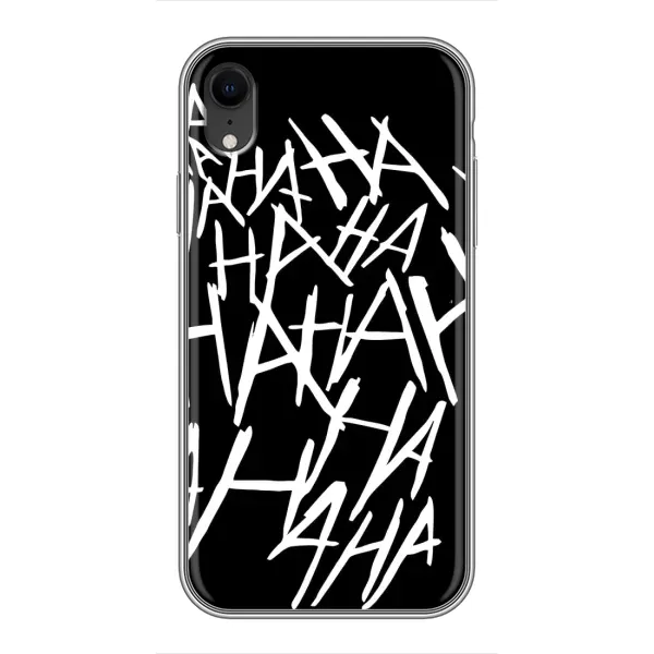 Чехол с рисунком «Хахаха» для iPhone Xr