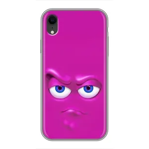 Силиконовые Чехлы (смешные стикеры) для iPhone Xr (Хитрая мордочка)