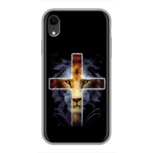 Чохли для Айфон Xr (Хрест Ісуса) (Ісус Лев)