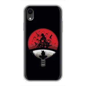 Чехлы с картинкой Итачи Учиха на iPhone Xr (Итачи на черном)