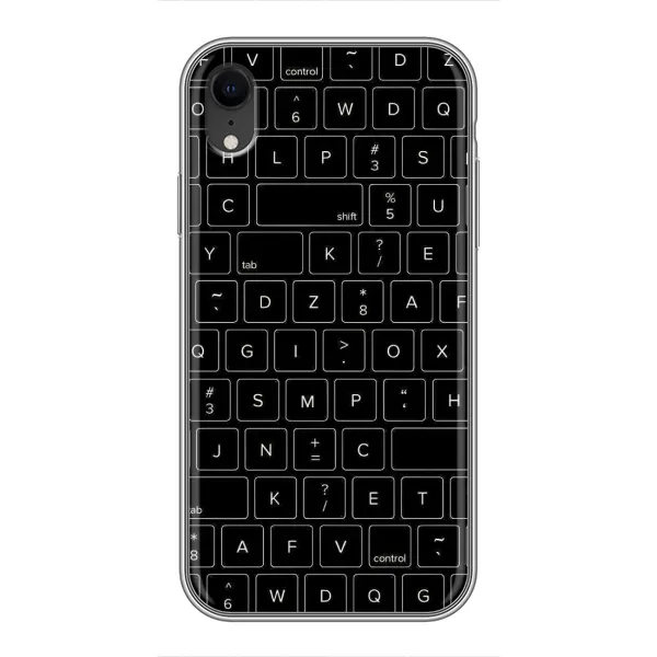 Чохол з малюнком «Клавіатура» для iPhone Xr Чохол з малюнком «Клавіатура» для iPhone Xr