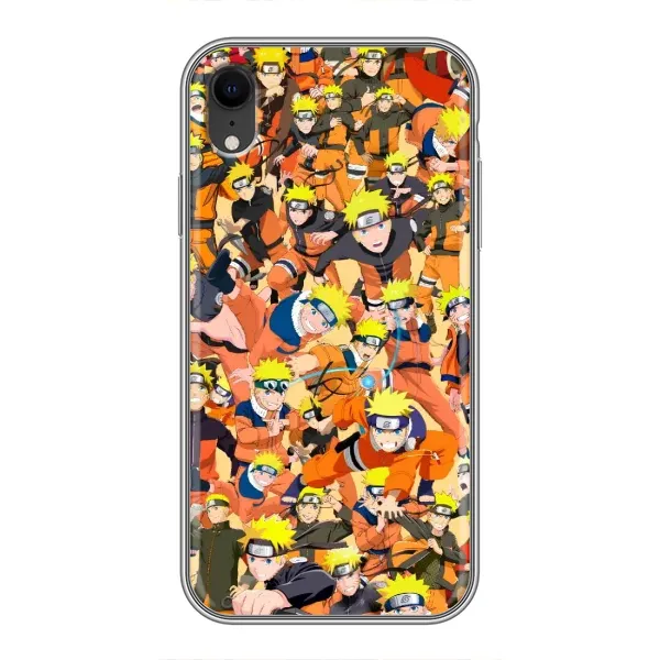 Чехол с рисунком «Коллаж Наруто» для iPhone Xr Чехол с рисунком «Коллаж Наруто» для iPhone Xr