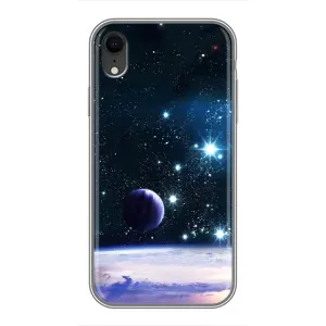 Чехол (ТПУ) с планетами на iPhone Xr (Космический вид)
