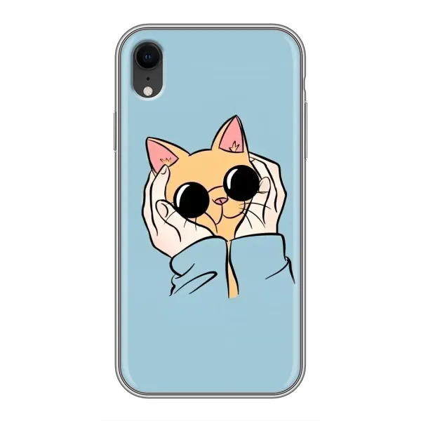 Чехол с рисунком «КОТИК в очках» для iPhone Xr Чехол с рисунком «КОТИК в очках» для iPhone Xr