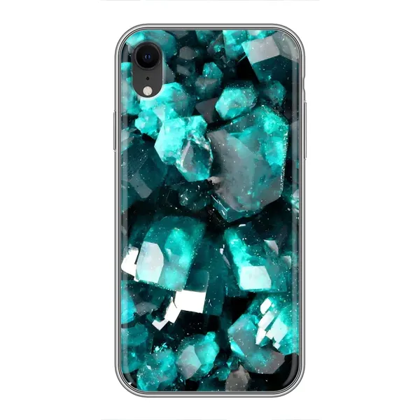 Чехол с рисунком «Кристалы» для iPhone Xr Чехол с рисунком «Кристалы» для iPhone Xr