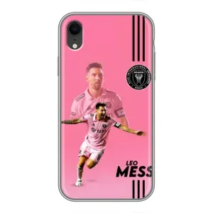 Чехлы Лео Месси в Майами на iPhone Xr (Лео в Майами)