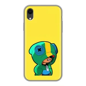 Чохол Бравл Старс для iPhone Xr (Леон (LEON))